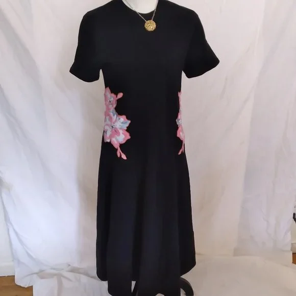 Carven | Dresses | Carven Black Knit Short Sleeve Dress Size S | Poshmark Carven | Dresses | Carven Black Knit Short Sleeve Dress Size S | Poshmark